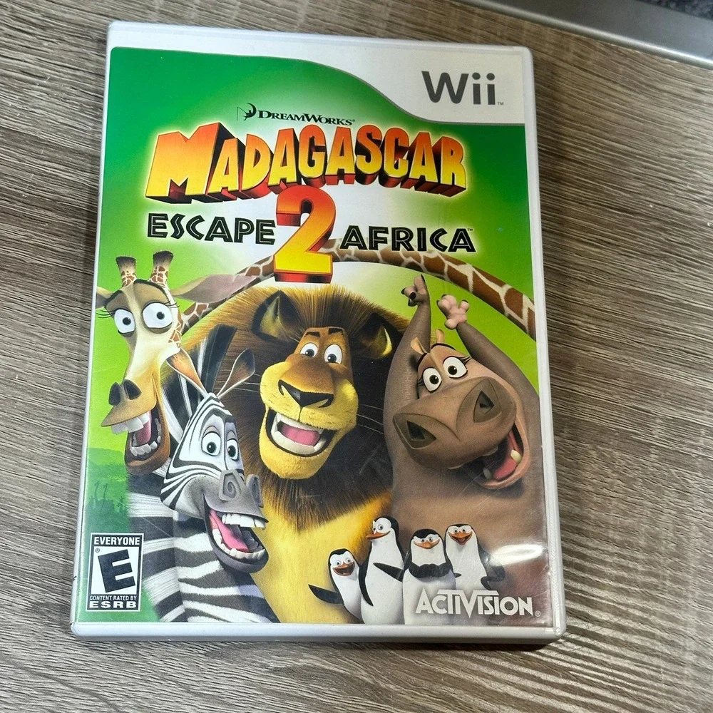 Madagascar Escape 2 Africa Nintendo Wii Game CIB Movie Adventure